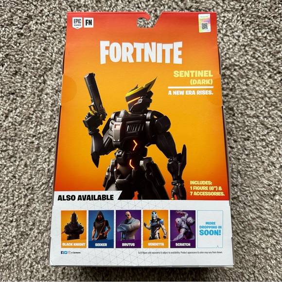 FORTNITE SENTINEL DARK LEGENDARY SERIES ARTICULATING ACTION FIGURE TOY EPIC GAME - Picture 2 of 2